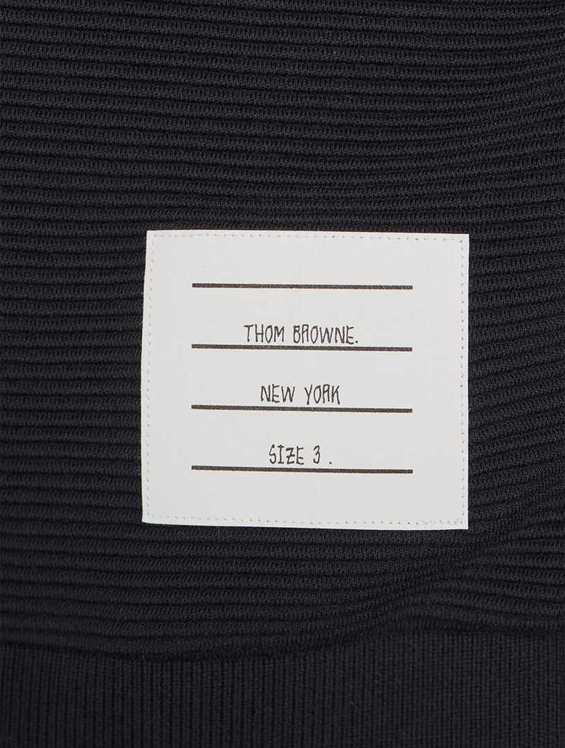 Cotton Ottoman Rib Sweatshirt