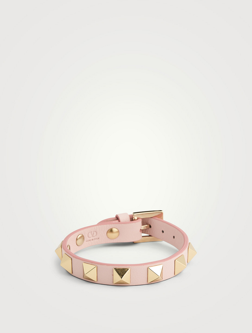 Rockstud Leather Bracelet