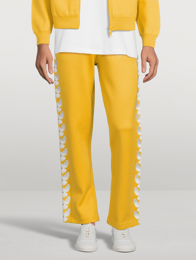 Kappa track hot sale pants yellow