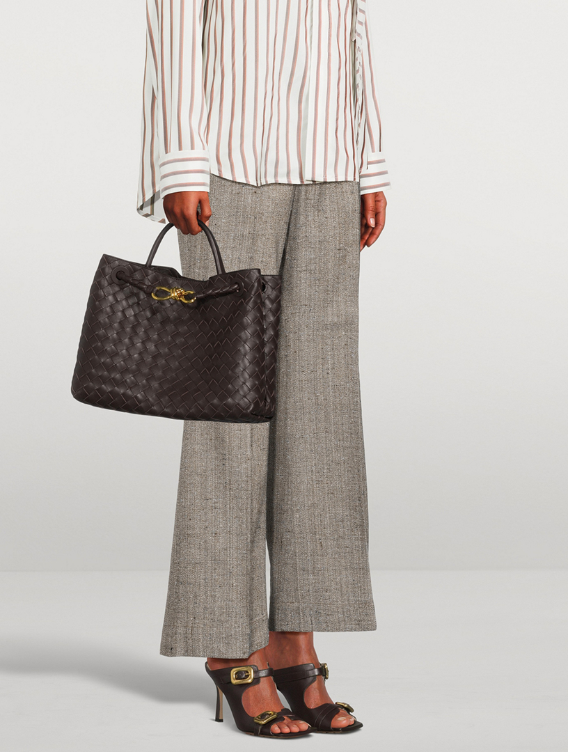 BOTTEGA VENETA Stretch Leather Buckle Mules