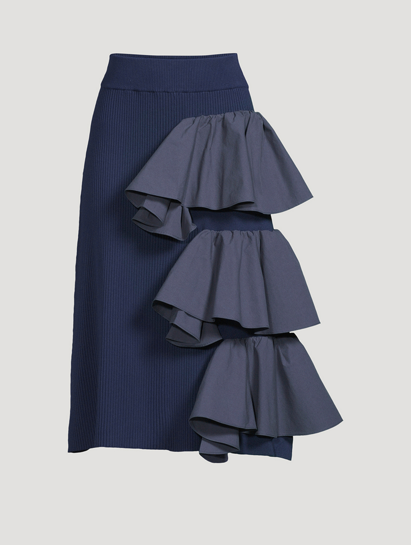 Knit 2025 skirt ruffles