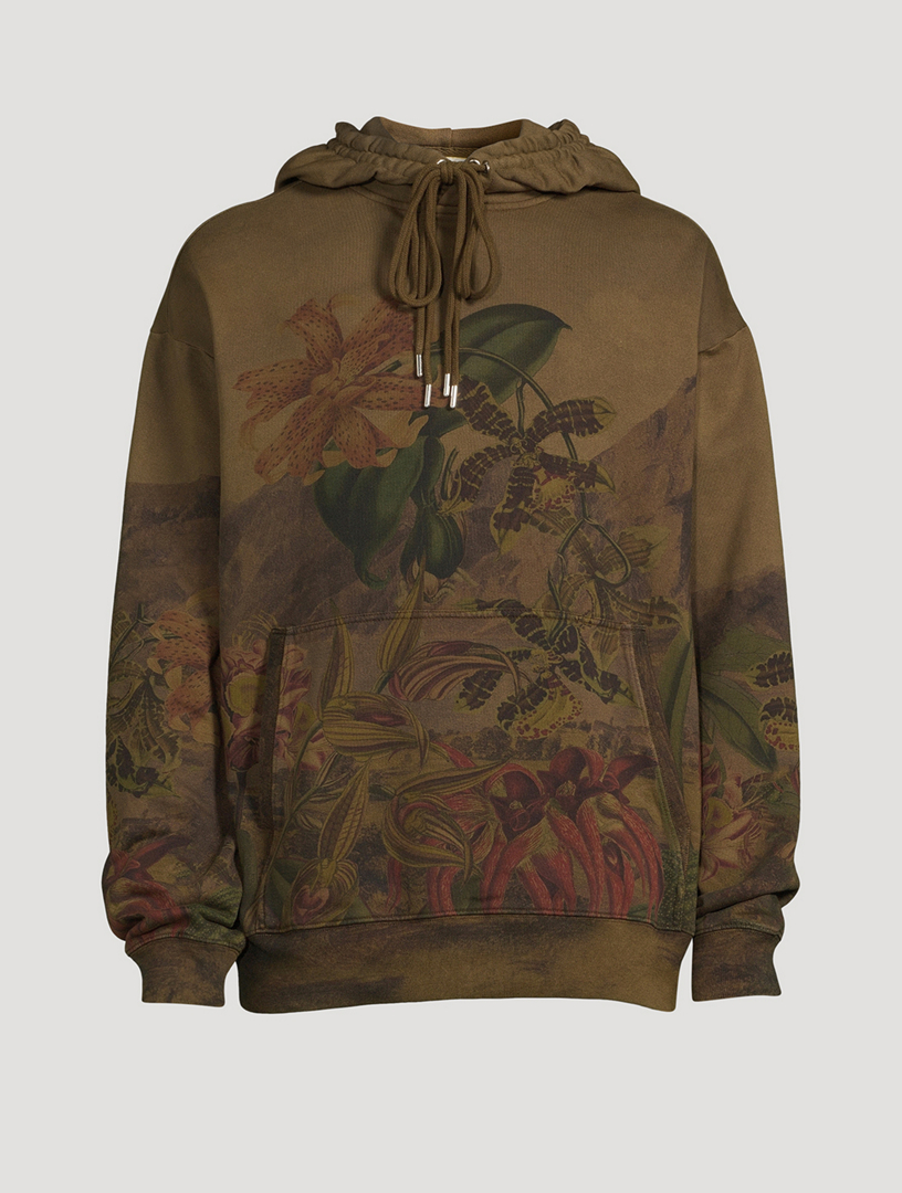 SACAI Sponge Sweat x Nylon Twill Hoodie | Holt Renfrew