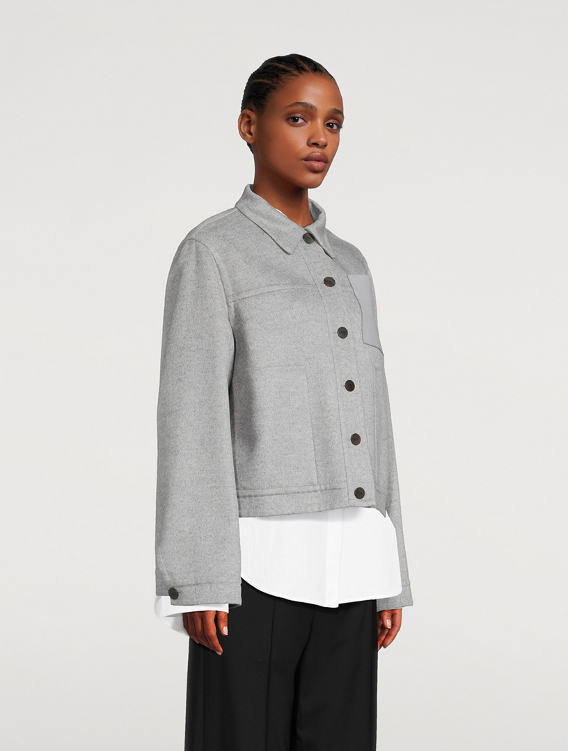 LOEWE Wool And Cashmere Workwear Jacket | Holt Renfrew