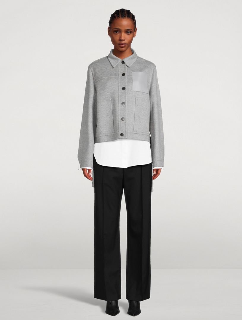 LOEWE Wool And Cashmere Workwear Jacket | Holt Renfrew