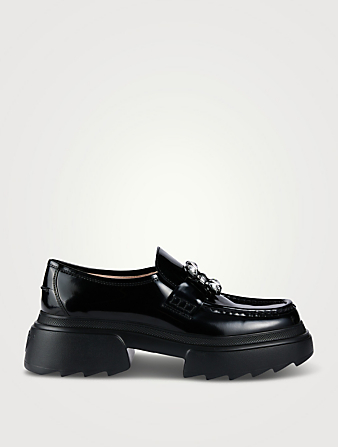 Wallaviv Patent Leather Loafers