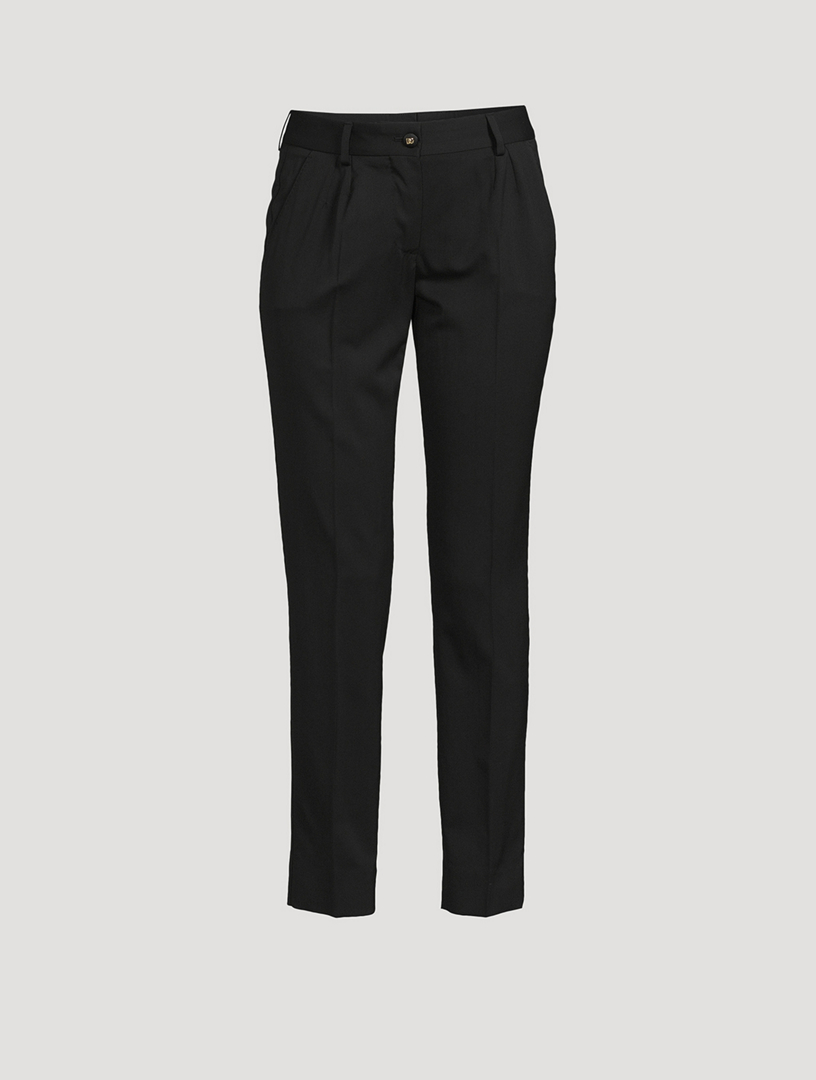 DOLCE & GABBANA Wool Gabardine Pants | Holt Renfrew