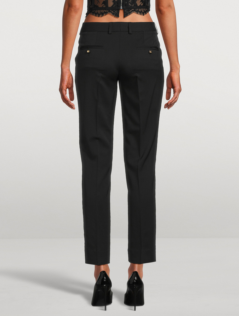 DOLCE & GABBANA Wool Gabardine Pants | Holt Renfrew