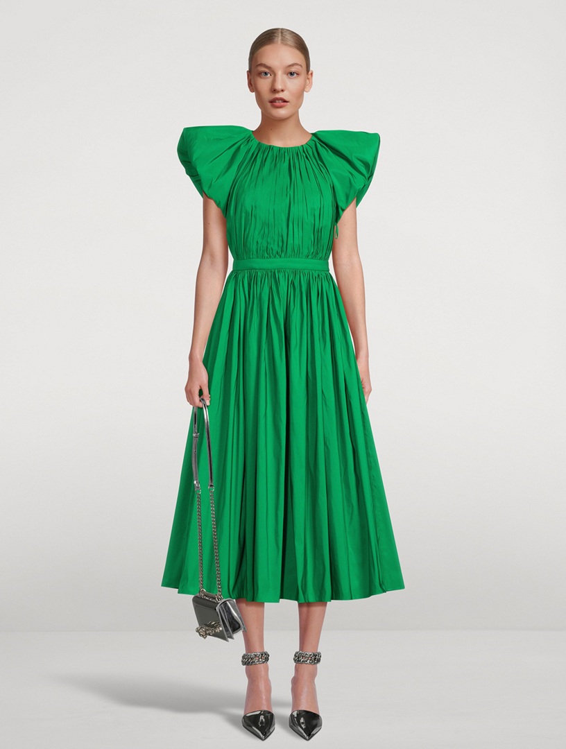 Alexander mcqueen 2024 green dress