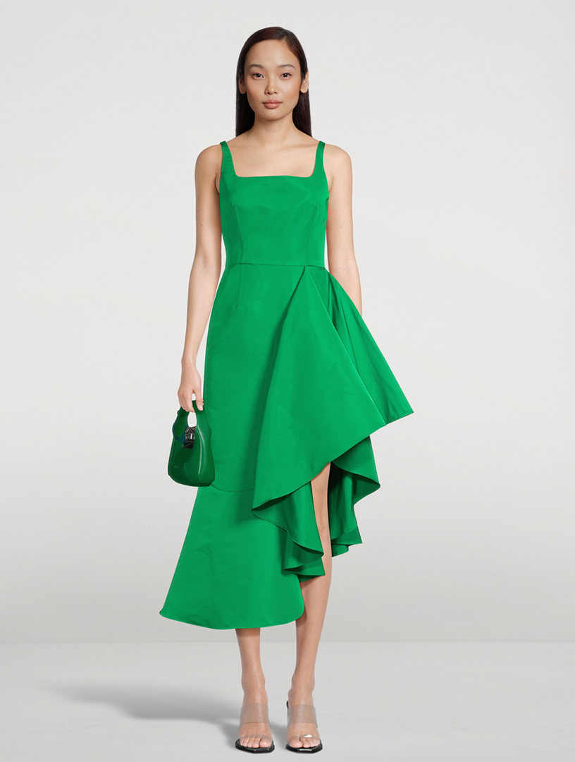 Alexander mcqueen green dress hotsell