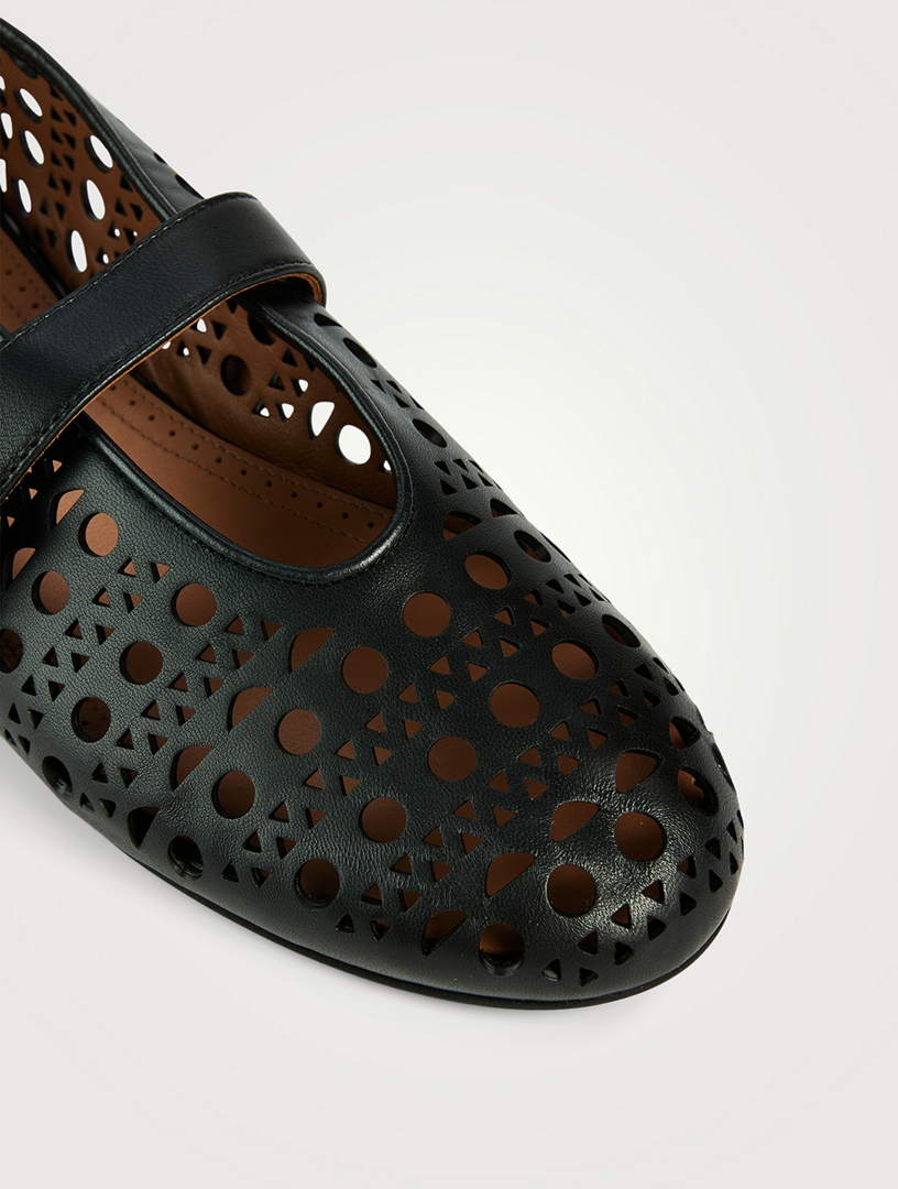 Leather Ballet Flats