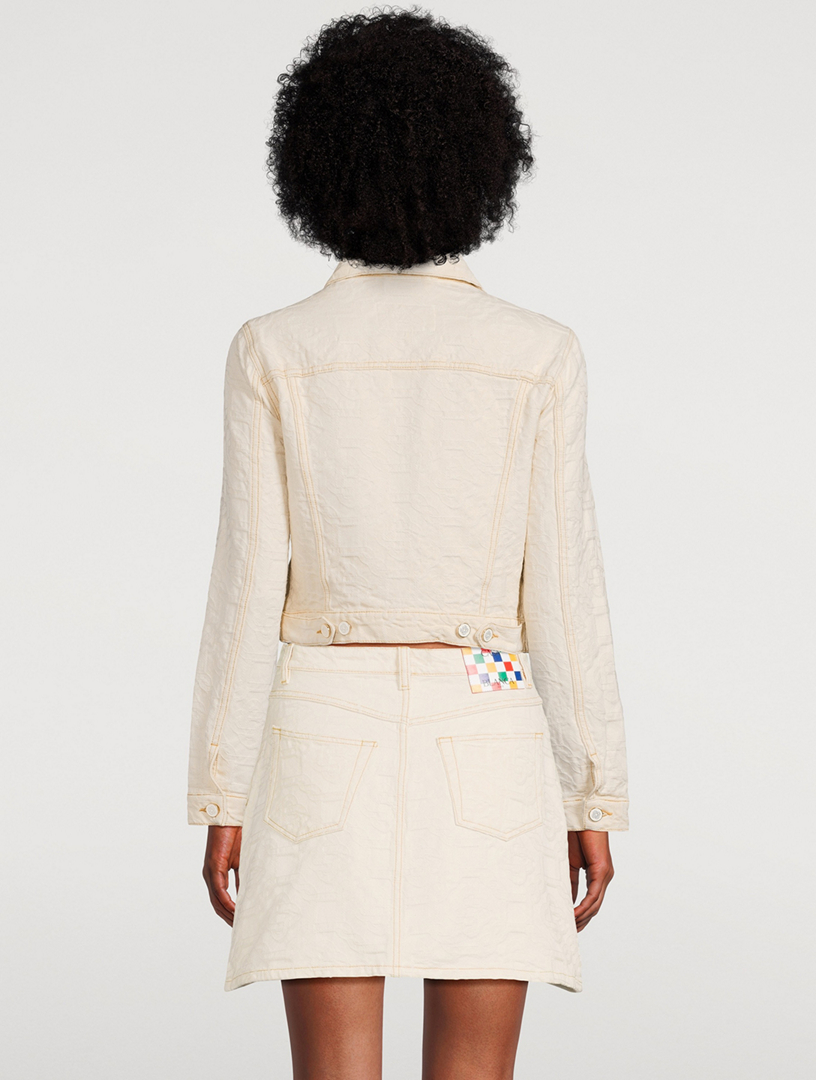 Monogram Jacquard Denim Jacket