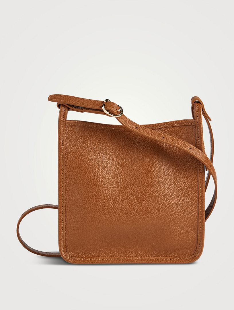 Longchamp Roseau Mini Grain Leather Top-Handle Crossbody Bag