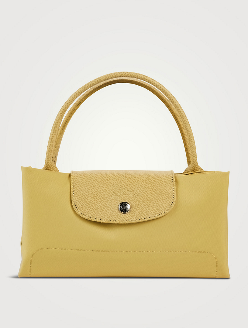 Medium Le Pliage Green Top Handle Bag