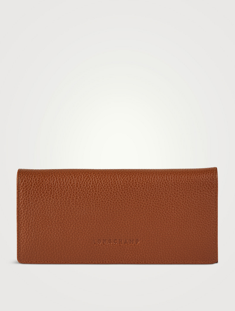 Longchamp leather online wallet