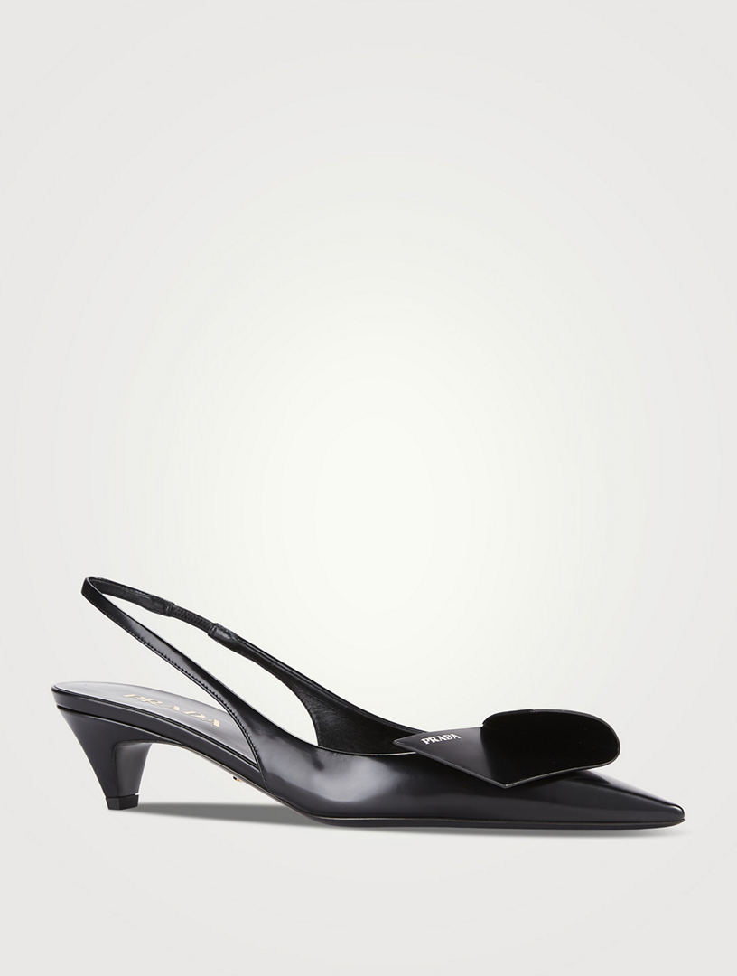 Prada hot sale bow mule