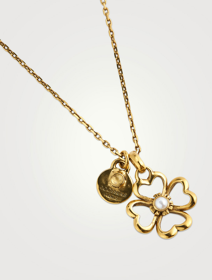 Dior Four Leaf Clover Flower necklace. Want!!!!