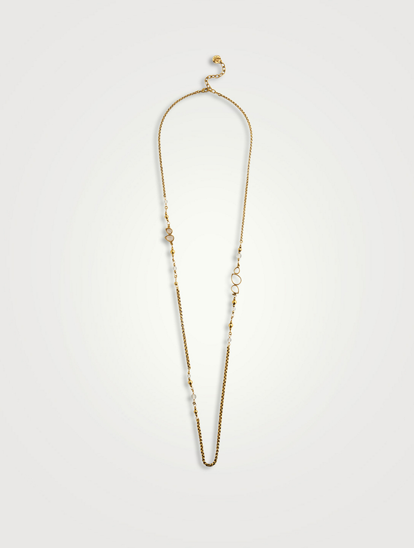 GOOSSENS Cachemire Long Rock Crystal Necklace | Holt Renfrew