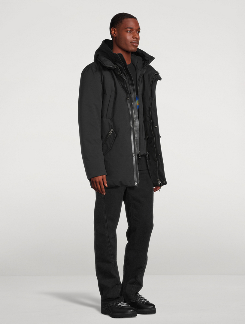 Mackage edward fur on sale trim hooded down jacket