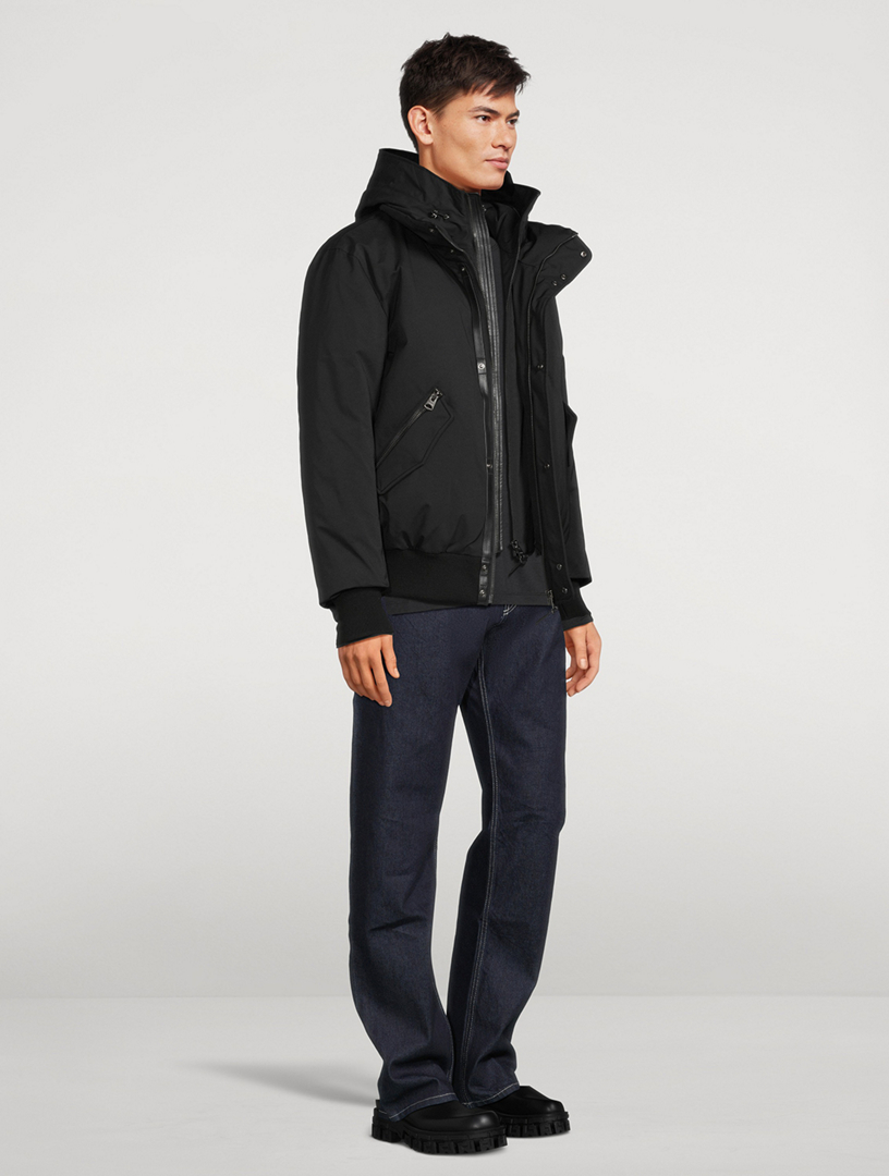 MACKAGE Black Dixon Down Bomber Jacket