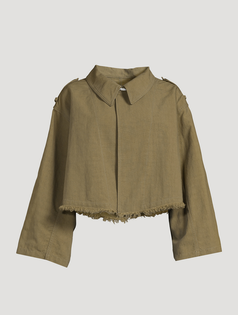 Cotton 2024 crop jacket