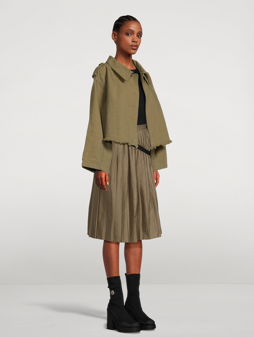 MM6 MAISON MARGIELA Cotton Cropped Jacket | Holt Renfrew