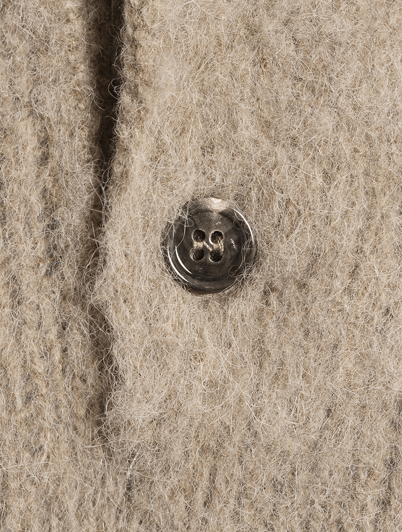 Wool And Alpaca Polo Sweater