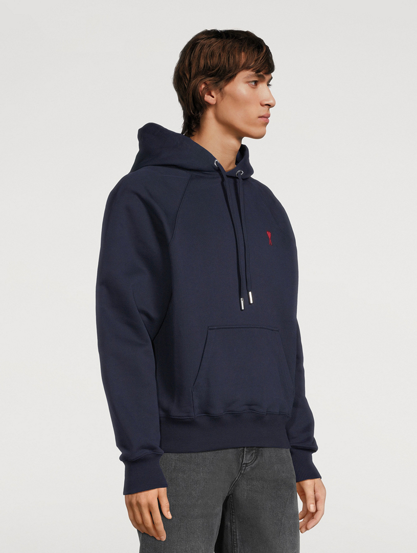 ami paris hoodie navy
