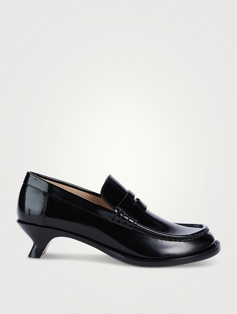 Patent leather penny hot sale loafers womens