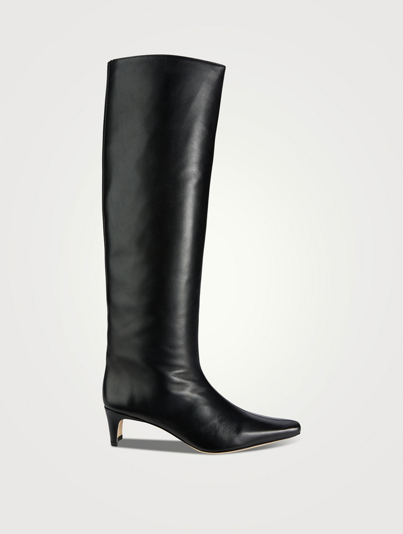Wally Leather Knee-High Boots