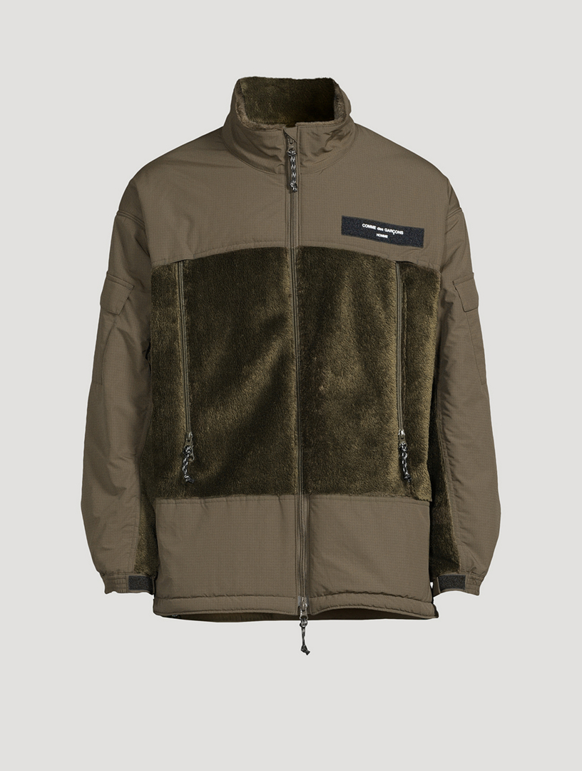 RETORO POLYESTER TWILL / ZIP UP COACH JACKET-