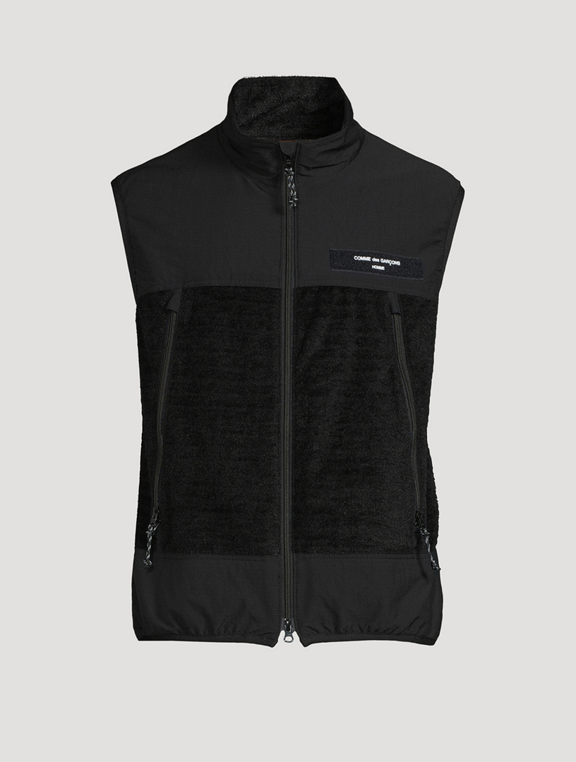 Nylon And Fleece Vest