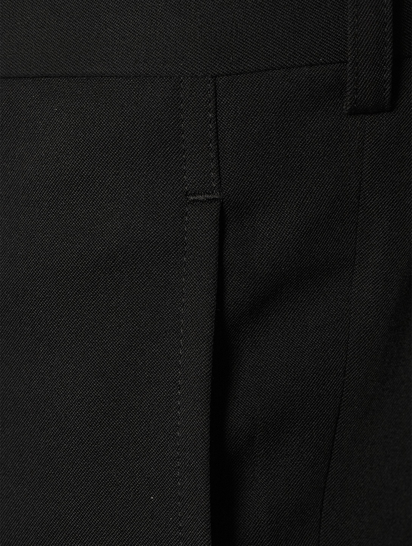 COMME DES GARÇONS HOMME PLUS Wool Slim-Fit Pants With Zipper