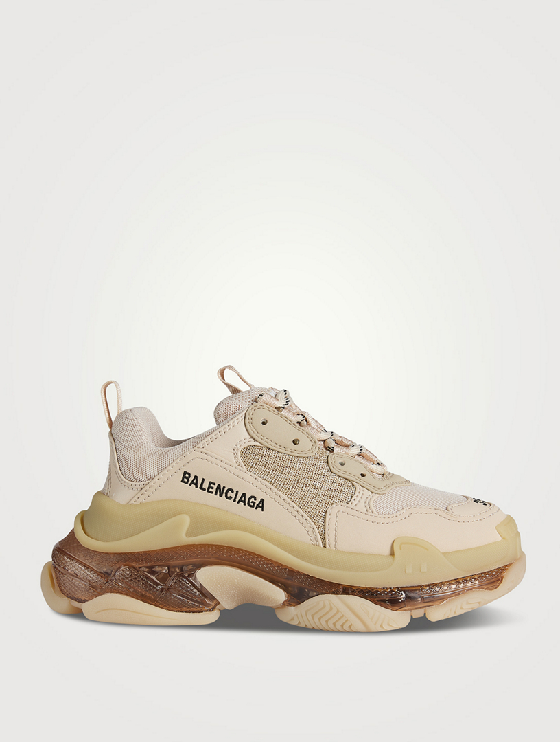 BALENCIAGA Triple S Clear Sole Sneakers | Holt Renfrew