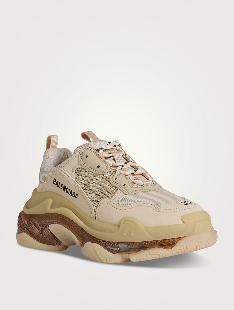 BALENCIAGA Triple S Clear Sole Sneakers | Holt Renfrew