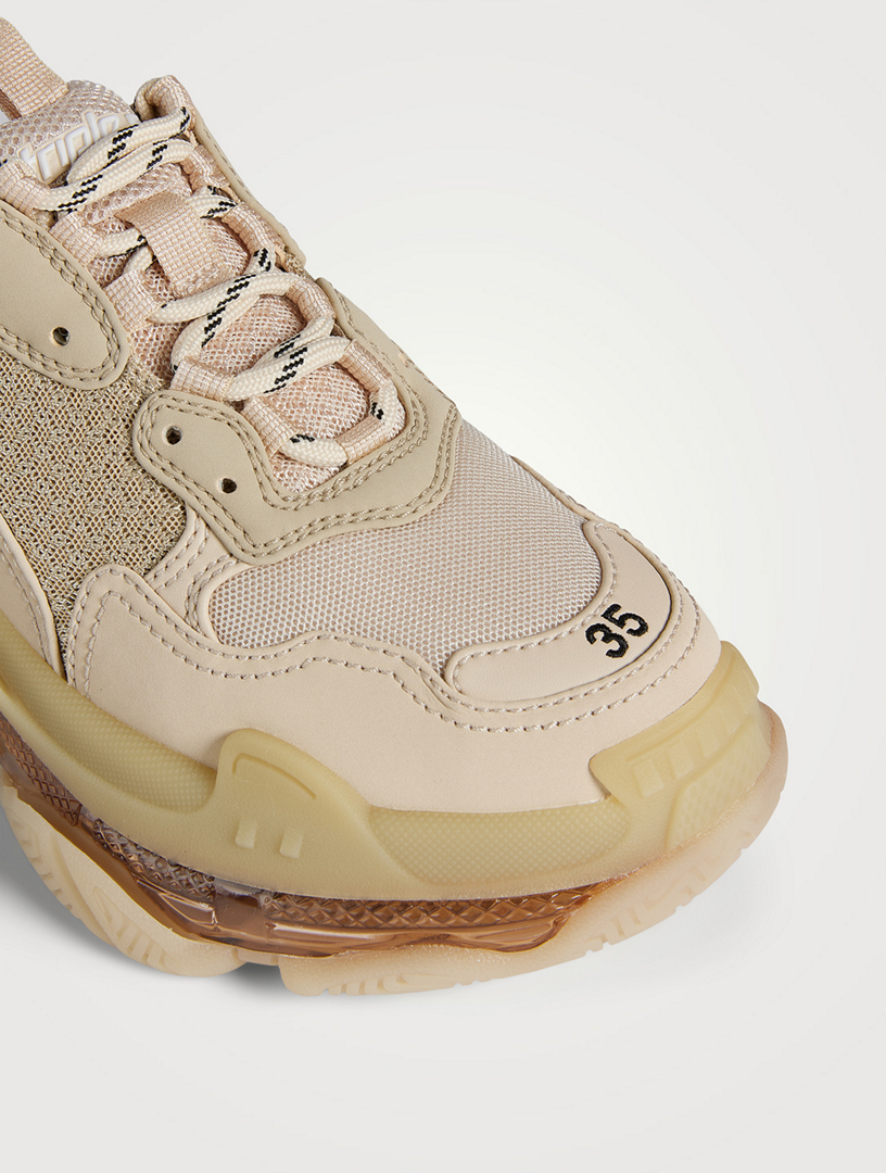 Balenciaga triple s gold on sale