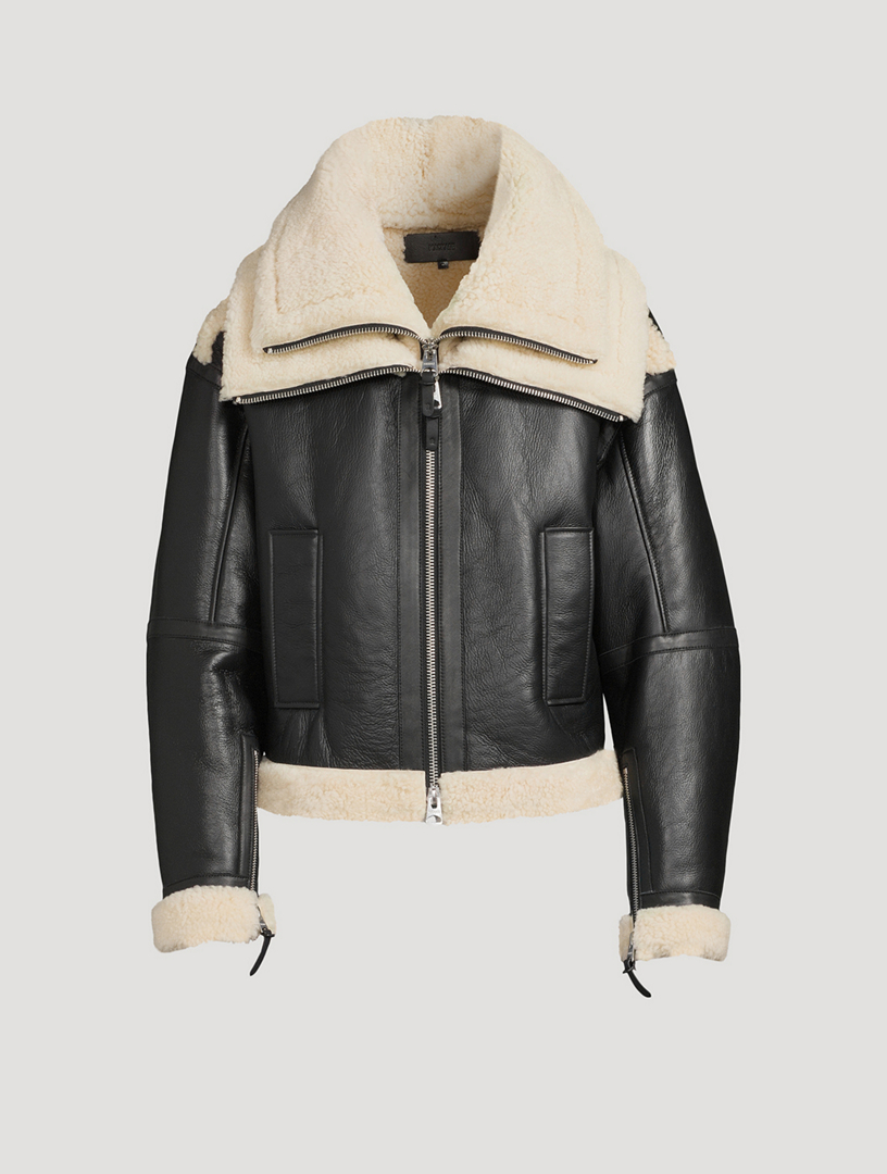 Jacket on sale sheepskin collar