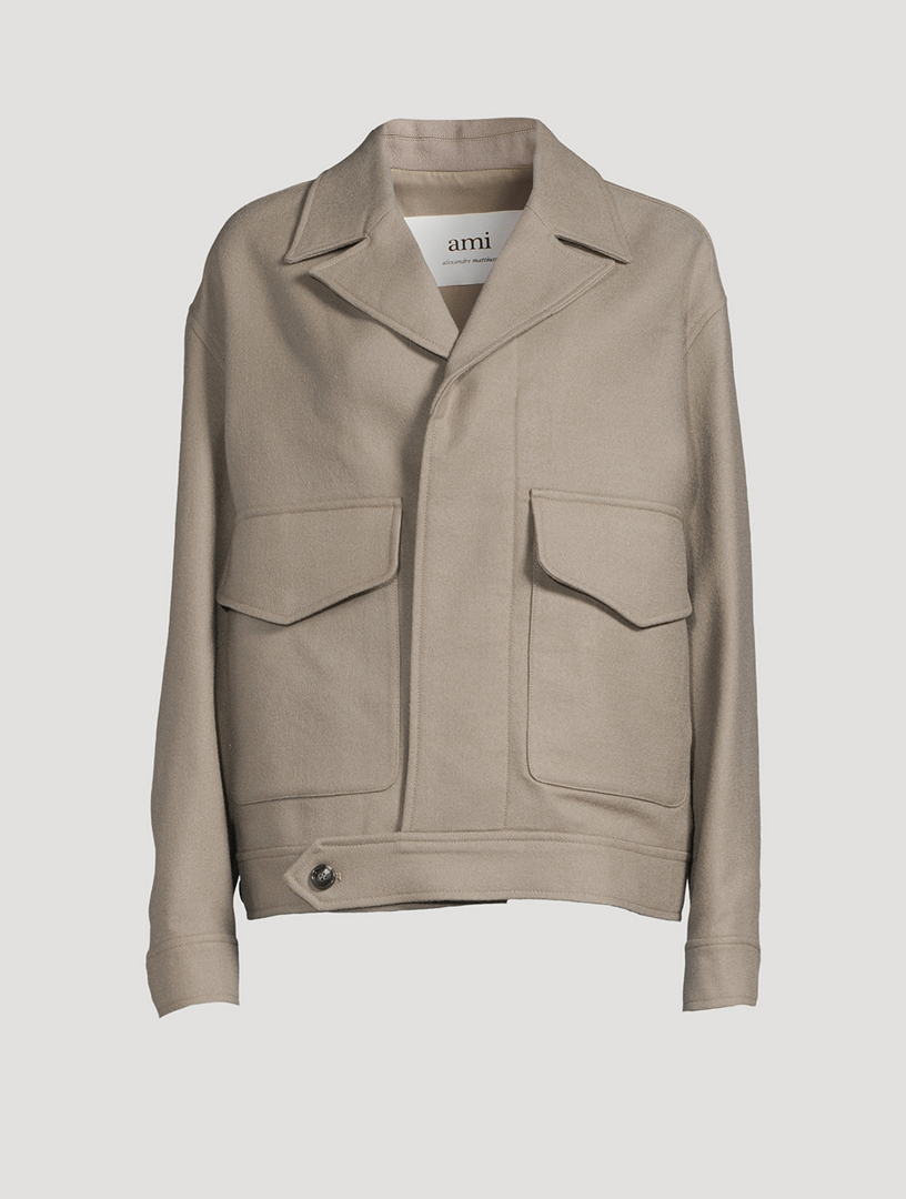 Wool Gabardine Jacket
