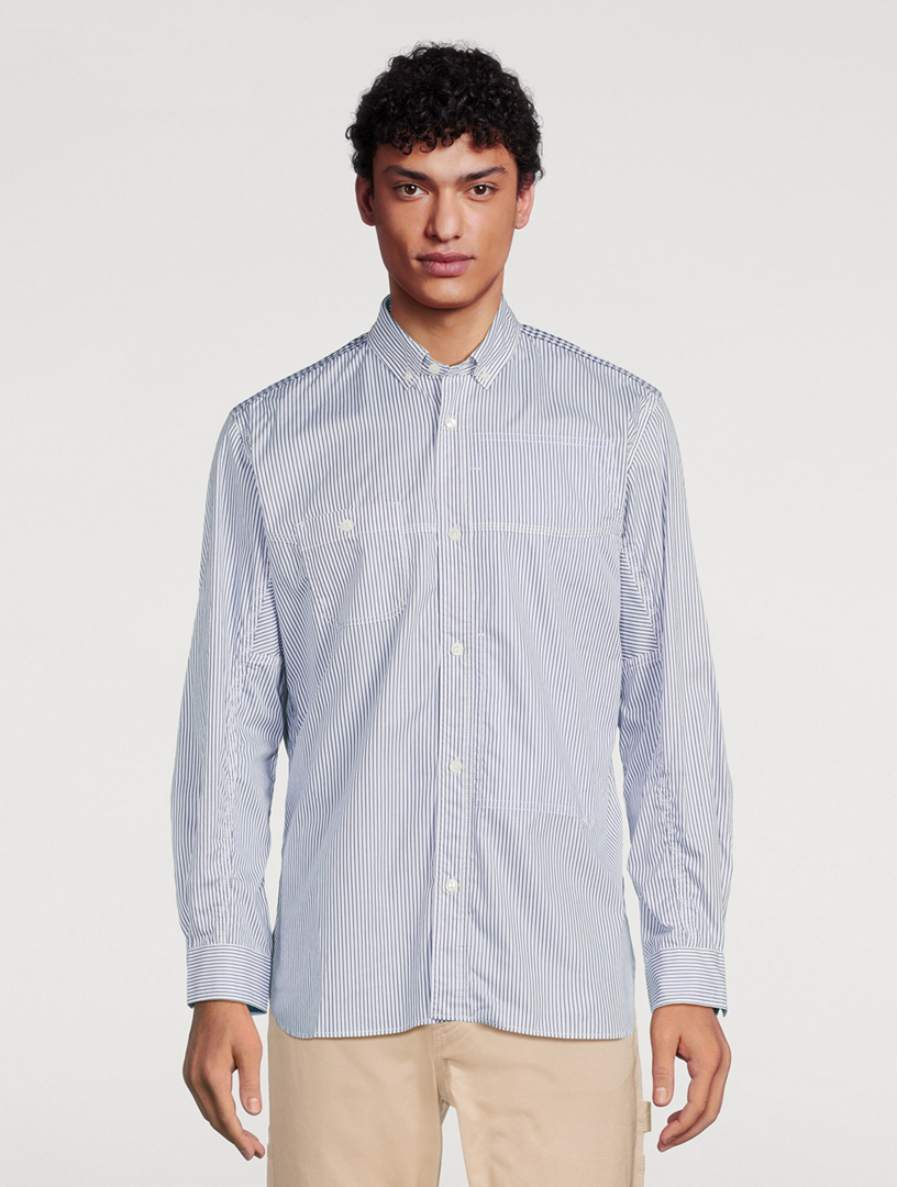 Cotton Shirt Striped Print