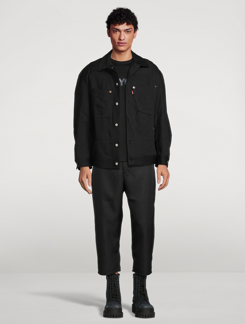 Heavy Twill Tapered Crop Pants