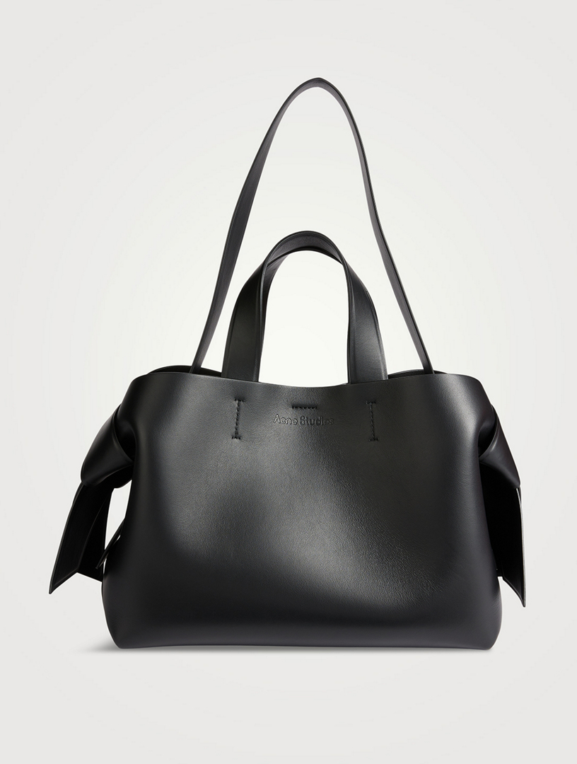Midi Leather Tote Bag