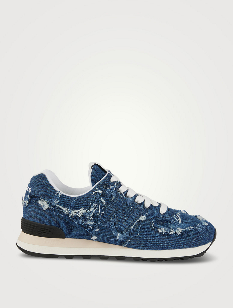 new balance 574 denim blue