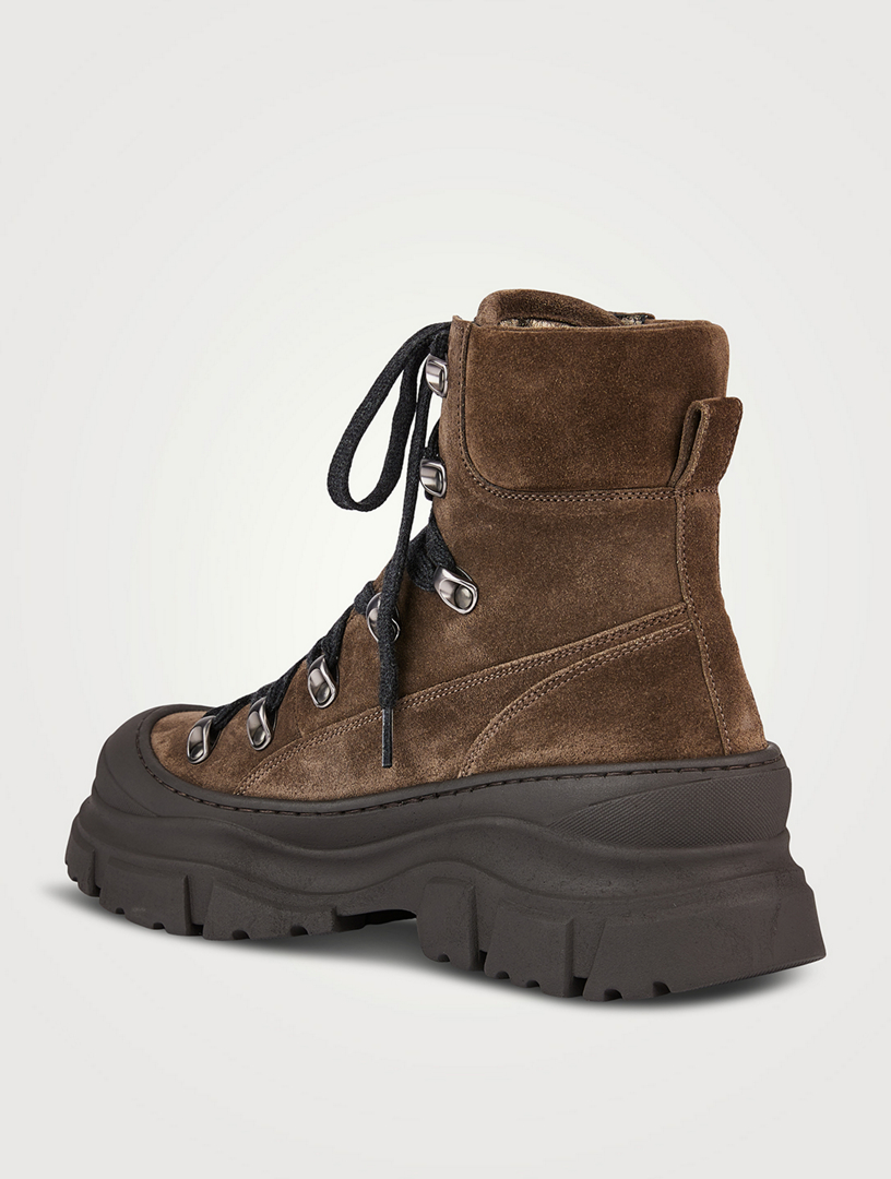 BRUNELLO CUCINELLI Leather Hiking Boots | Holt Renfrew