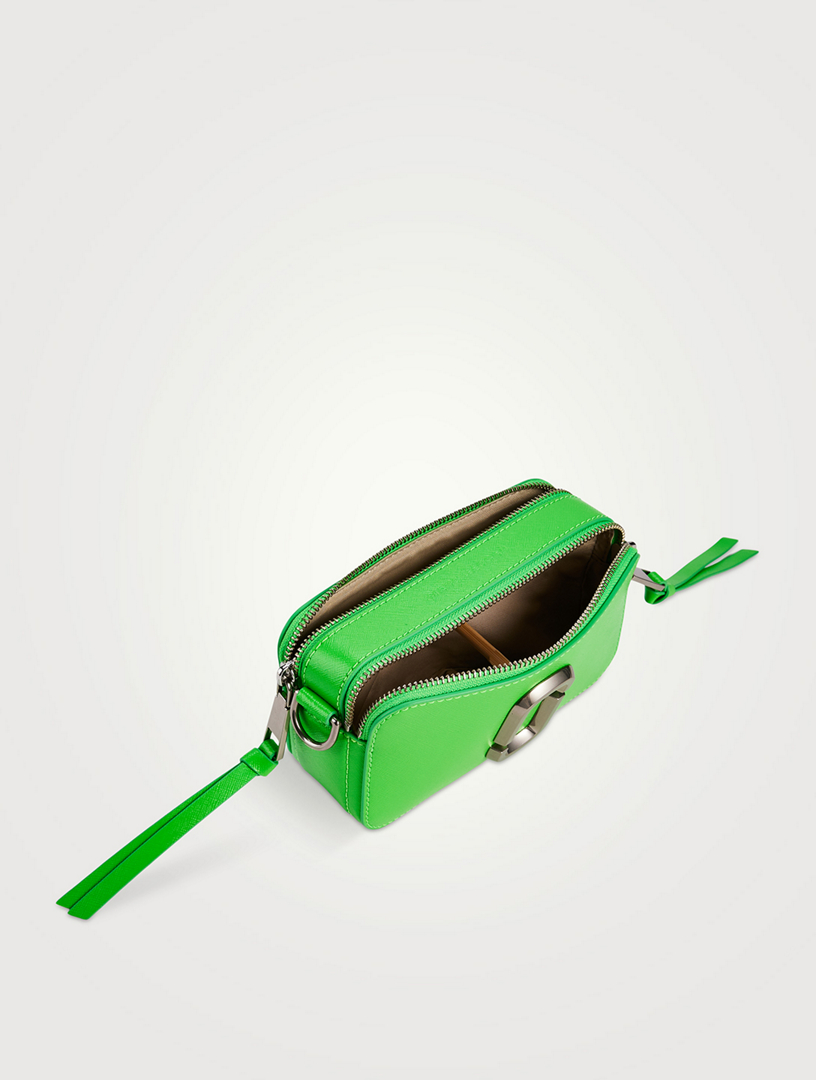 Marc Jacobs The Snapshot Small Leather Camera Bag In Argan Oil