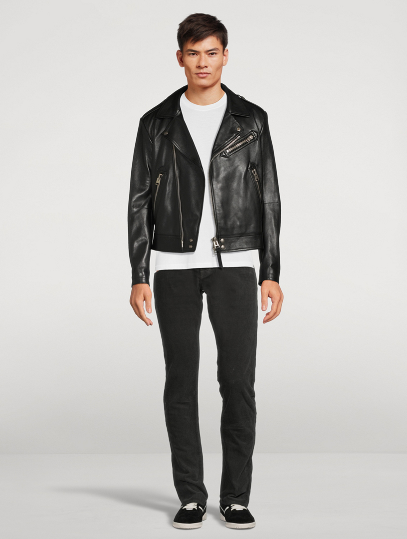 Tom ford biker hot sale leather jacket