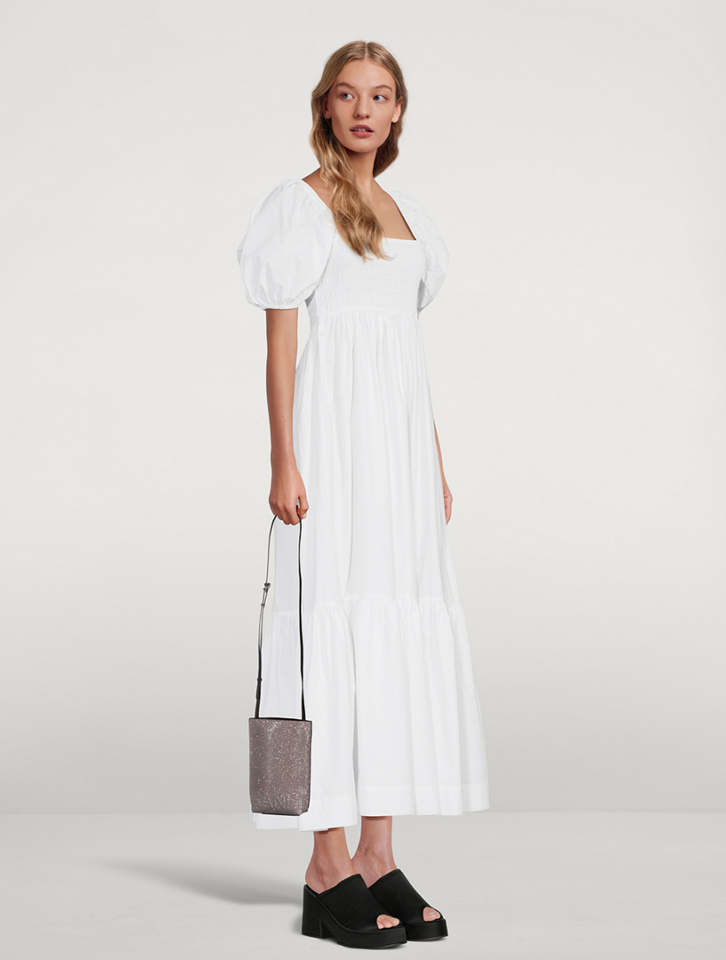 long sleeve backless maxi dress in black Esther Maxi Dress