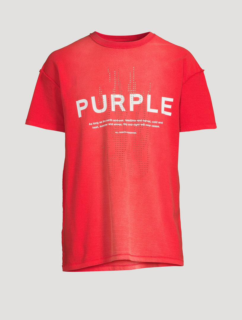 PURPLE BRAND Cotton Logo T-Shirt