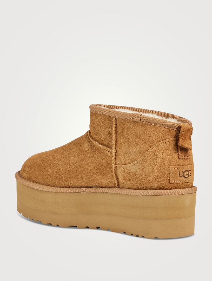 Brown mini ugg clearance boots