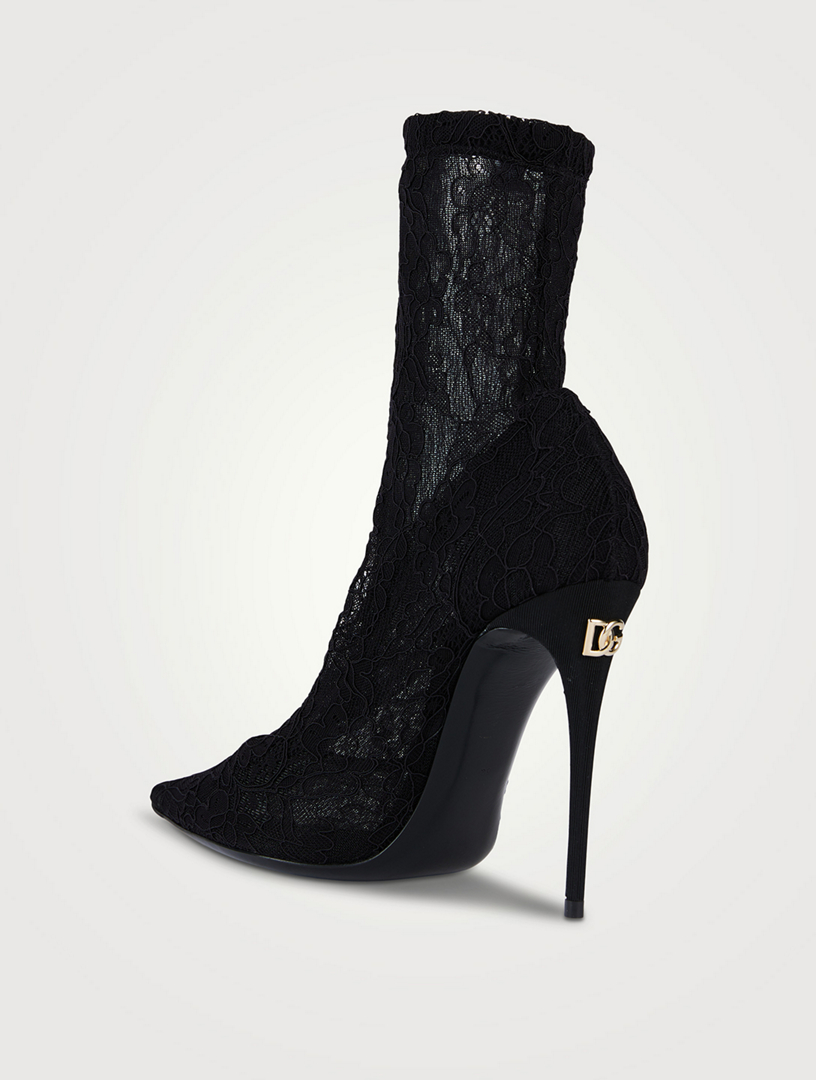 Lace Sock Boots