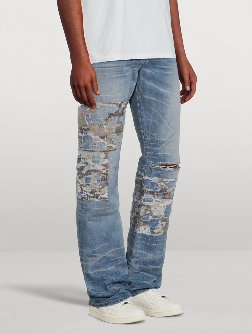 Camo Boro Straight Jeans