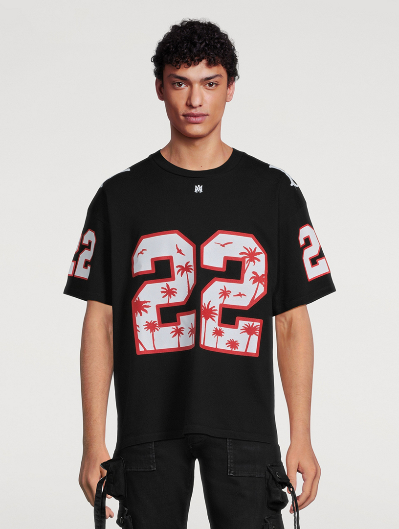 AMIRI アメリカンフットボールシャツ 22 AMIRI アメリカンフットボールシャツ 22 Amiri Men's Oversized